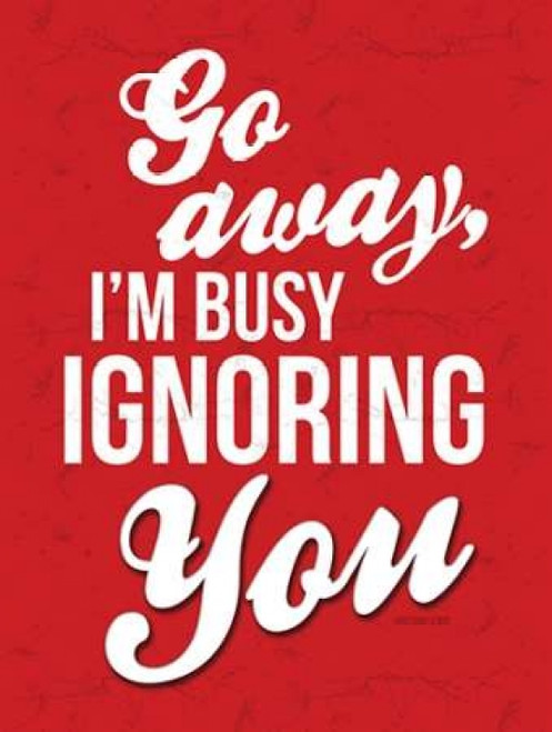 Ignoring RED Poster Print by  OnRei - Item # VARPDXONRC011A