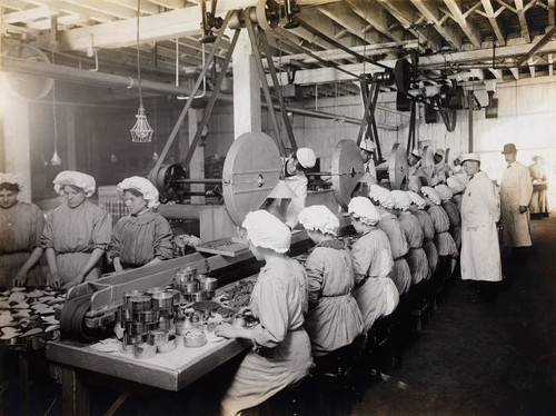 Workers packing chipped beef, 1910 Poster Print by Stocktrek Images - Item # VARPSTSTK500120A