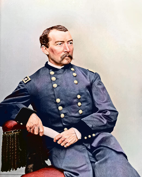 Union Army General Philip Sheridan sitting on a chair Poster Print by Stocktrek Images - Item # VARPSTSTK500285A
