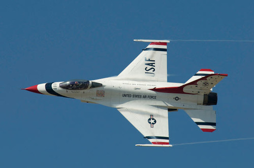 An F-16 of the US Air Force Air Demonstration Squadron Thunderbirds Poster Print by Daniele Faccioli/Stocktrek Images - Item # VARPSTDFC100226M