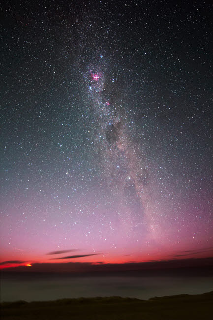 The Milky Way with an aurora, a meteor and lightning Poster Print by Luis Argerich/Stocktrek Images - Item # VARPSTARG100078S