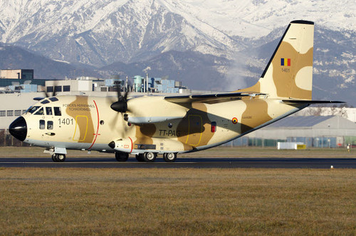 A Chadian Air Force C-27J Spartan taxiing at Turin Airport, Italy Poster Print by Luca Nicolotti/Stocktrek Images - Item # VARPSTNCT100101M