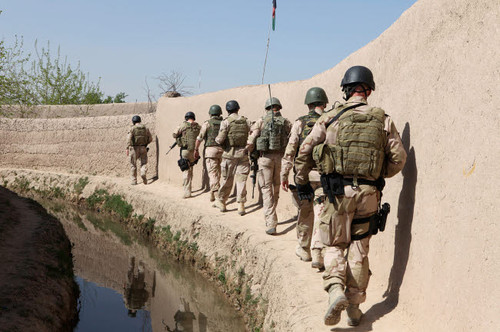 Dutch troops on patrol in Uruzgan, Afghanistan Poster Print by VWPics/Stocktrek Images - Item # VARPSTVWP100263M