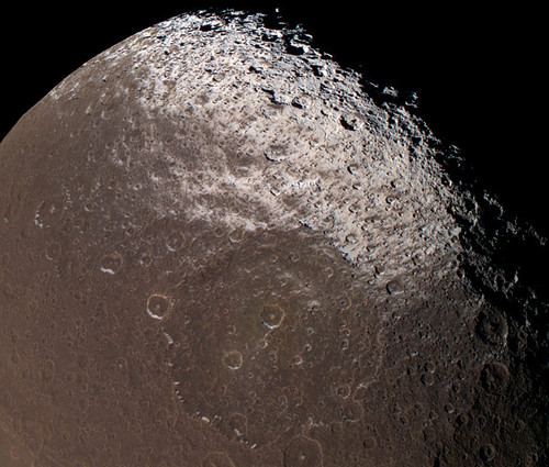 Saturn's moon Iapetus Poster Print by Stocktrek Images - Item # VARPSTSTK202260S