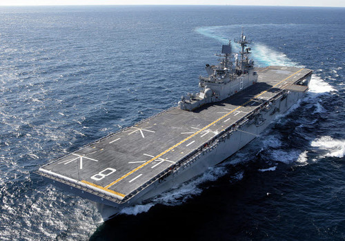 The amphibious assault ship USS Makin Island in the Gulf of Mexico Poster Print by Stocktrek Images - Item # VARPSTSTK103302M