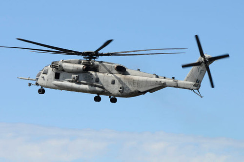 A US Marine Corps CH-53E prepares for landing Poster Print by Riccardo Niccoli/Stocktrek Images - Item # VARPSTRCN100378M
