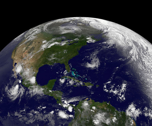 Tropical storms on planet Earth Poster Print by Stocktrek Images - Item # VARPSTSTK203742S