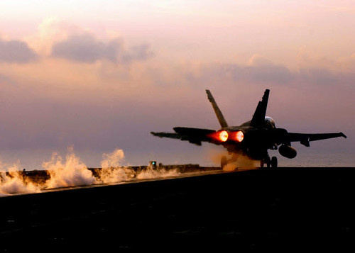 An F/A-18A+ Hornet launches from the flight deck aboard USS Harry S Truman Poster Print by Stocktrek Images - Item # VARPSTSTK100720M An F/A-18A+ Hornet launches from the flight deck aboard USS Harry S Truman Poster Print by Stocktrek Images - Item # VARPSTSTK100720M