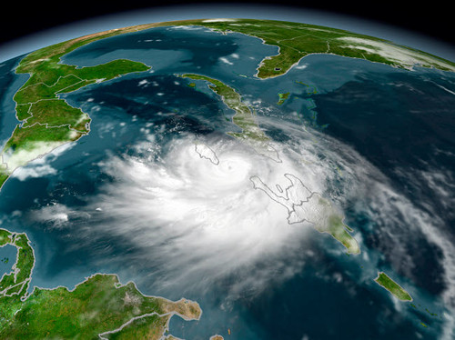 Hurricane Dennis Poster Print by Stocktrek Images