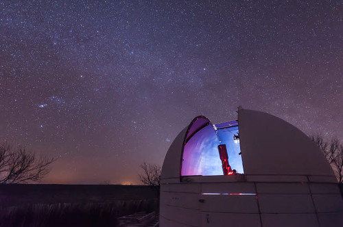 A domed observatory, Crowell, Texas Poster Print by John Davis/Stocktrek Images - Item # VARPSTJDA100045S