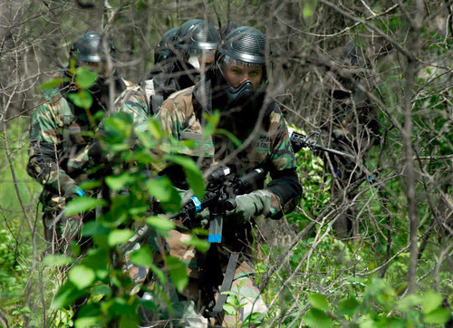 Soldiers walking through brush during training Poster Print by Stocktrek Images - Item # VARPSTSTK102725M