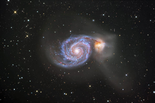 The Whirlpool Galaxy Poster Print by Robert Gendler/Stocktrek Images - Item # VARPSTGEN100019S