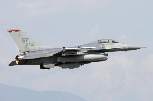 A US Air Force F-16 Fighting Falcon in flight over Italy Poster Print by Luca Nicolotti/Stocktrek Images - Item # VARPSTNCT100075M