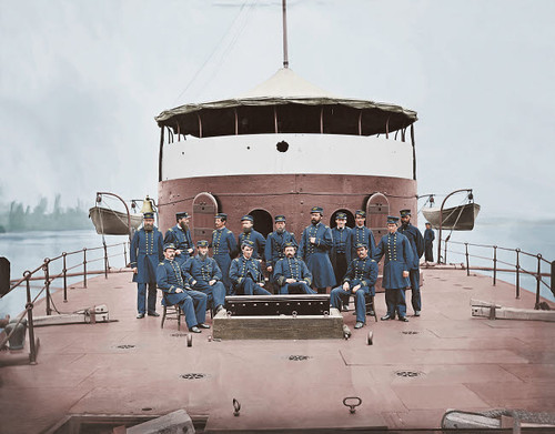 Officers on board monitor USS Mahopac during the American Civil War Poster Print by Stocktrek Images - Item # VARPSTSTK501236A Officers on board monitor USS Mahopac during the American Civil War Poster Print by Stocktrek Images - Item # VARPSTSTK501236A