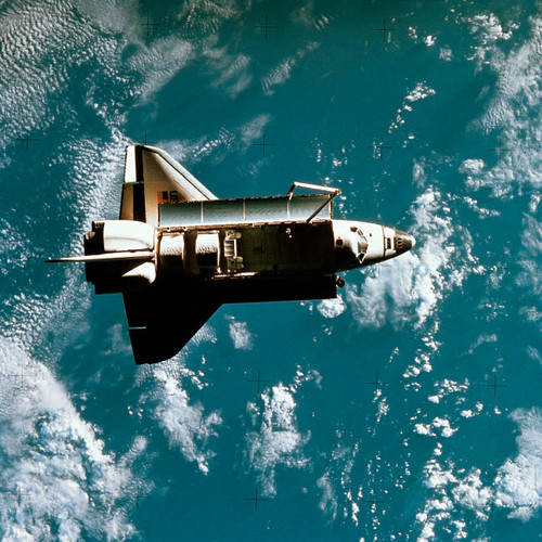 Space Shuttle in Space Poster Print by Stocktrek Images - Item # VARPSTSTK201020S