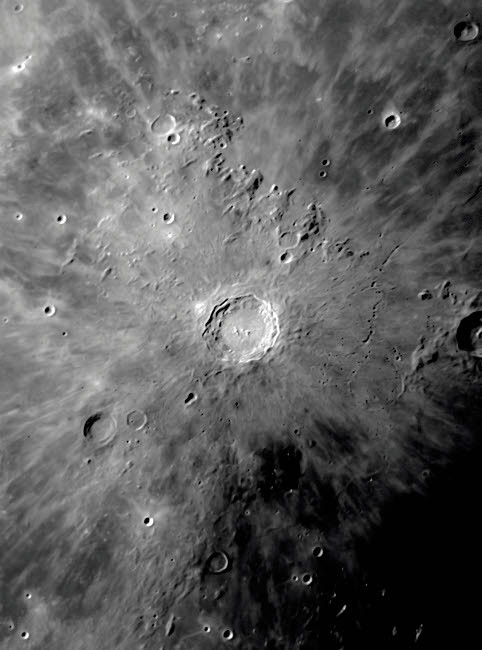 Lunar Crater Copernicus surrounded by impact residue Poster Print by Phillip Jones/Stocktrek Images - Item # VARPSTJON100005S