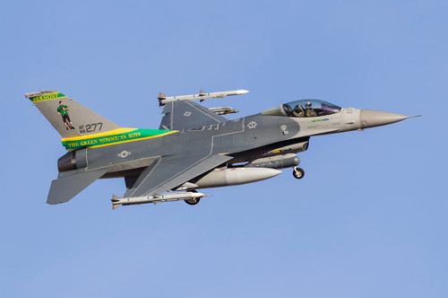 A Vermont Air National Guard F-16C Fighting Falcon Poster Print by Rob Edgcumbe/Stocktrek Images - Item # VARPSTRDG100139M
