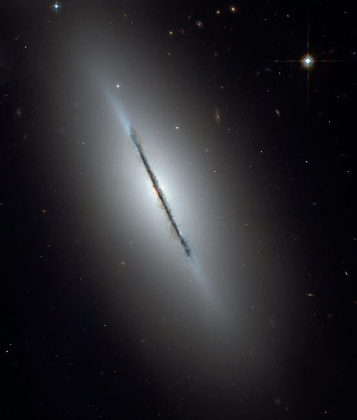 Disk galaxy NGC 5866 Poster Print by Stocktrek Images - Item # VARPSTSTK201302S
