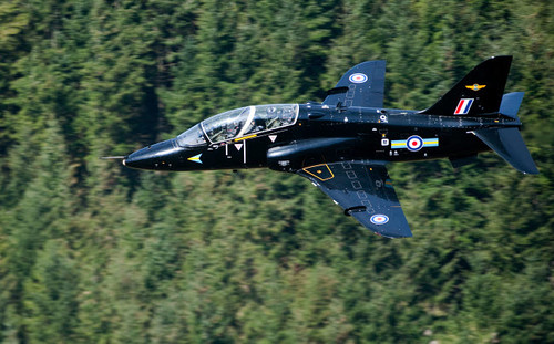 A Hawk T1 trainer aircraft of the Royal Air Force low flying over North Wales Poster Print by Andrew Chittock/Stocktrek Images - Item # VARPSTACH100047M