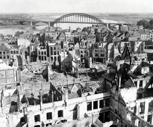 A view of the city of Nijmegen, Holland, after it was destroyed during WWII Poster Print by Stocktrek Images - Item # VARPSTSTK106026M