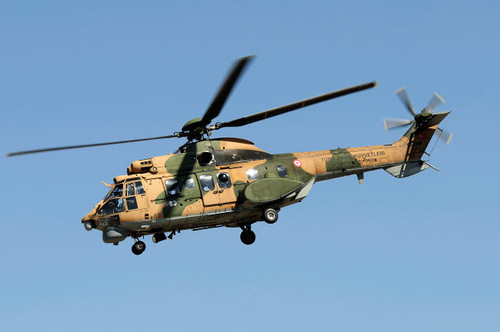 A Turkish Air Force AS-532AL Cougar taking off from Konya, Turkey Poster Print by Daniele Faccioli/Stocktrek Images - Item # VARPSTDFC100143M