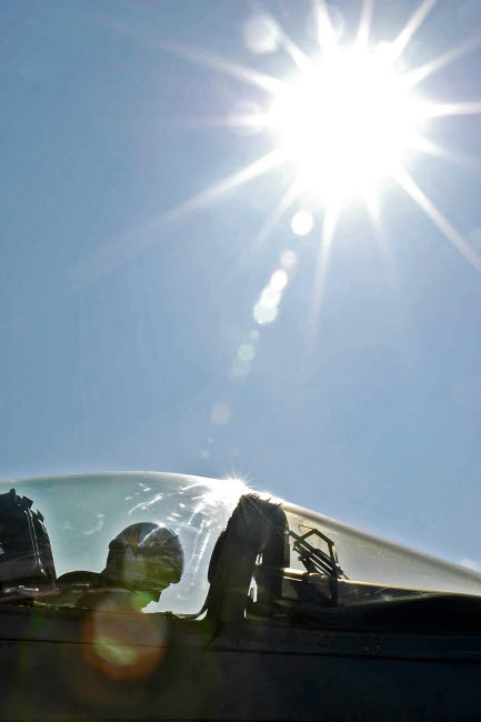 A pilot goes through his preflight checklist in the cockpit of an F/A 18C Hornet Poster Print by Stocktrek Images - Item # VARPSTSTK100782M