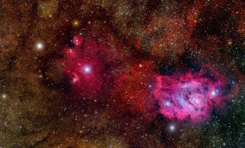 Starforming region NGC 6559 in the Sagittarius constellation Poster Print by Roberto Colombari/Stocktrek Images - Item # VARPSTRCM200053S