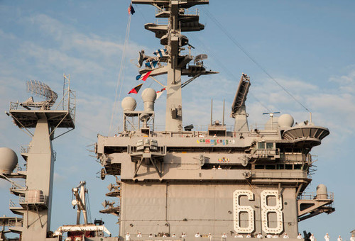 USS Nimitz arrives at Joint Base Pearl Harbor Hickam Poster Print by Stocktrek Images - Item # VARPSTSTK108154M
