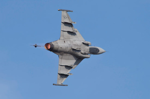 Hungarian Air Force Saab JAS-39 Gripen Poster Print by Timm Ziegenthaler/Stocktrek Images - Item # VARPSTTZG100417M