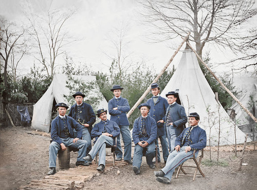 American Civil War soldiers at their encampment Poster Print by Stocktrek Images - Item # VARPSTSTK501226A American Civil War soldiers at their encampment Poster Print by Stocktrek Images - Item # VARPSTSTK501226A
