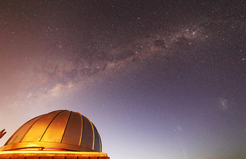 The Milky Way above an observatory dome, Argentina Poster Print by Luis Argerich/Stocktrek Images - Item # VARPSTARG100081S