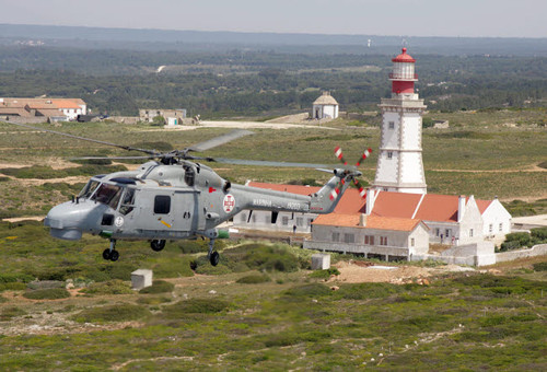 A Sea Lynx helicopter of the Portuguese Navy Poster Print by Timm Ziegenthaler/Stocktrek Images - Item # VARPSTTZG100169M