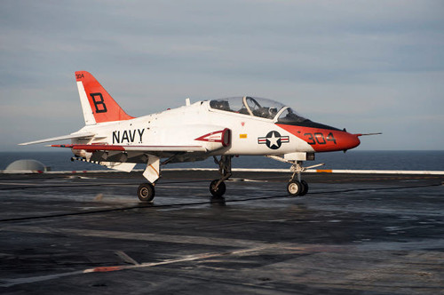 A T-45C Goshawk lands on the flight deck of USS Carl Vinson Poster Print by Stocktrek Images - Item # VARPSTSTK108281M