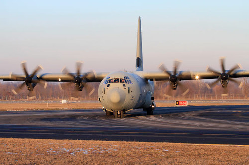 A C-130J-30 Hercules of the Italian Air Force at Turin Airport, Italy Poster Print by Luca Nicolotti/Stocktrek Images - Item # VARPSTNCT100072M