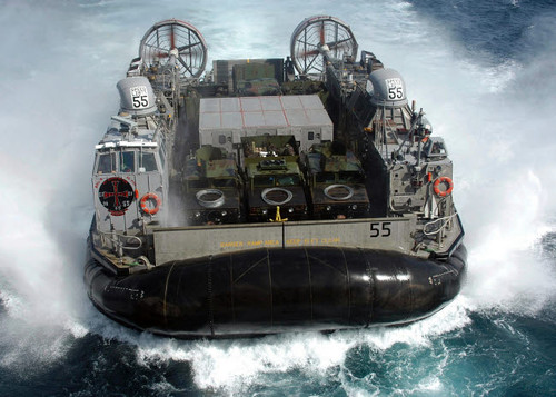 A Landing Craft Air Cushion class hovercraft Poster Print by Stocktrek Images - Item # VARPSTSTK100484M