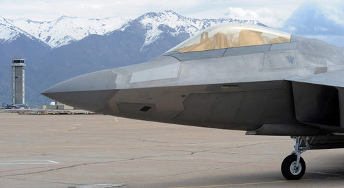An F-22 Raptor prepares for take-off Poster Print by Stocktrek Images - Item # VARPSTSTK102995M