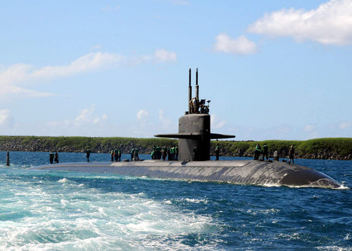The fast-attack submarine USS Los Angeles Poster Print by Stocktrek Images - Item # VARPSTSTK106159M The fast-attack submarine USS Los Angeles Poster Print by Stocktrek Images - Item # VARPSTSTK106159M