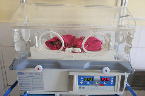 Newborn Afghan baby in incubator Poster Print by VWPics/Stocktrek Images - Item # VARPSTVWP700125H