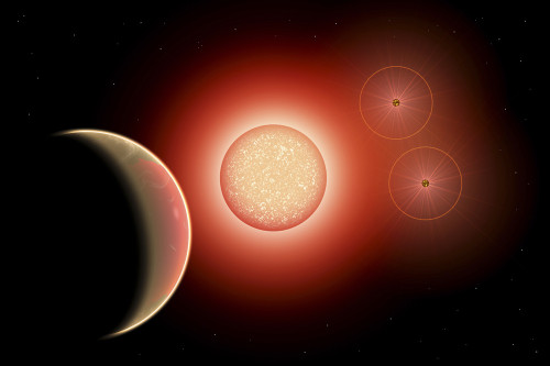 Artist's concept of HD 188753 triple star system Poster Print by Mark Stevenson/Stocktrek Images - Item # VARPSTMAS200168S