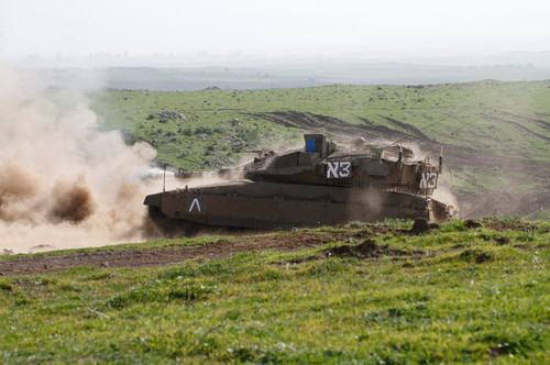 An Israel Defense Force Merkava Mark IV main battle tank Poster Print by Ofer Zidon/Stocktrek Images - Item # VARPSTZDN100133M
