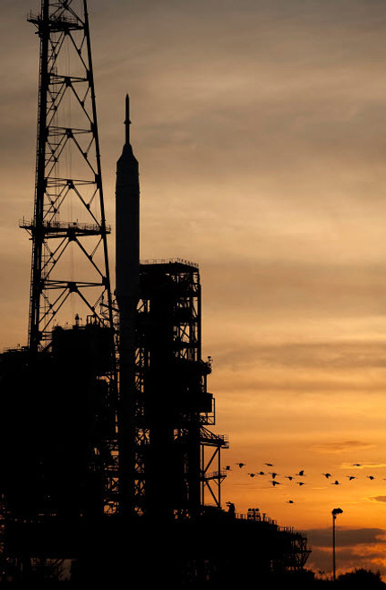 The Ares I-X rocket is seen on the launch pad at Kennedy Space Center Poster Print by Stocktrek Images - Item # VARPSTSTK203040S