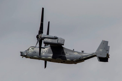 A CV-22B Osprey of the US Air Force in flight Poster Print by Timm Ziegenthaler/Stocktrek Images - Item # VARPSTTZG100480M