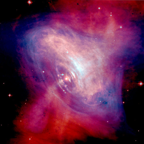 A composite image of the Crab Nebula Poster Print by Stocktrek Images - Item # VARPSTSTK200450S