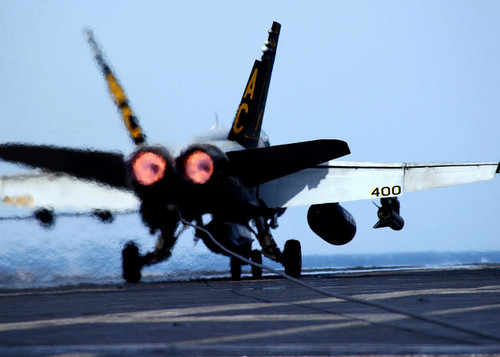 An F/A-18C Hornet lands on the flight deck aboard aircraft carrier USS Harry S Truman Poster Print by Stocktrek Images - Item # VARPSTSTK100829M An F/A-18C Hornet lands on the flight deck aboard aircraft carrier USS Harry S Truman Poster Print by Stocktrek Images - Item # VARPSTSTK100829M