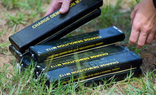 Blocks of military high-explosives Poster Print by Stocktrek Images - Item # VARPSTSTK102572M