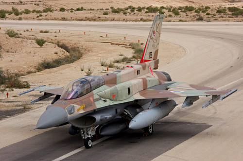 An F-16I Sufa of the Israeli Air Force on the runway Poster Print by Ofer Zidon/Stocktrek Images - Item # VARPSTZDN100187M
