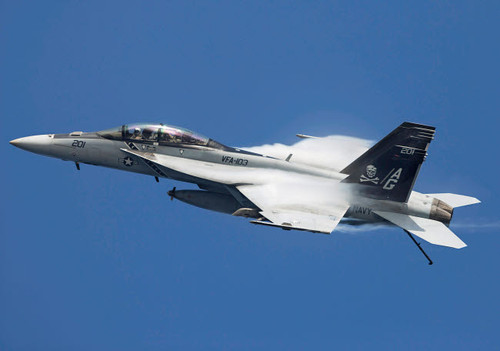 An F/A-18F Super Hornet in flight over the Arabian Sea Poster Print by Gert Kromhout/Stocktrek Images - Item # VARPSTGKR100206M