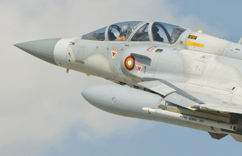 Close-up of nose cone of a Qatar Emiri Air Force Mirage 2000 in flight Poster Print by Giovanni Colla/Stocktrek Images - Item # VARPSTGCA100485M