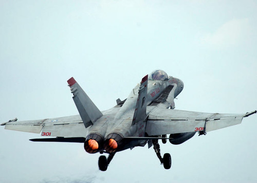 An F/A-18C Hornet taking off Poster Print by Stocktrek Images - Item # VARPSTSTK100825M