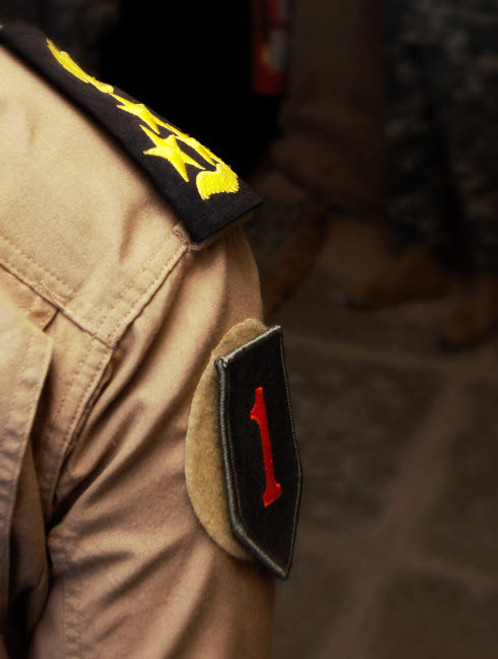Iraqi Air Force General sports a Big Red One patch on uniform Poster Print by Stocktrek Images - Item # VARPSTSTK108787M